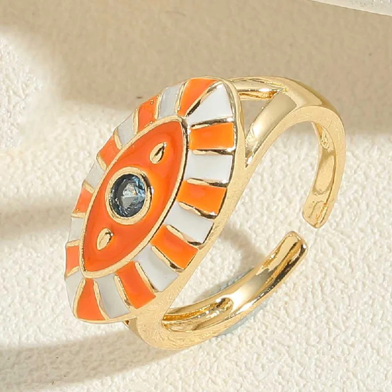 Orange Drip Ring