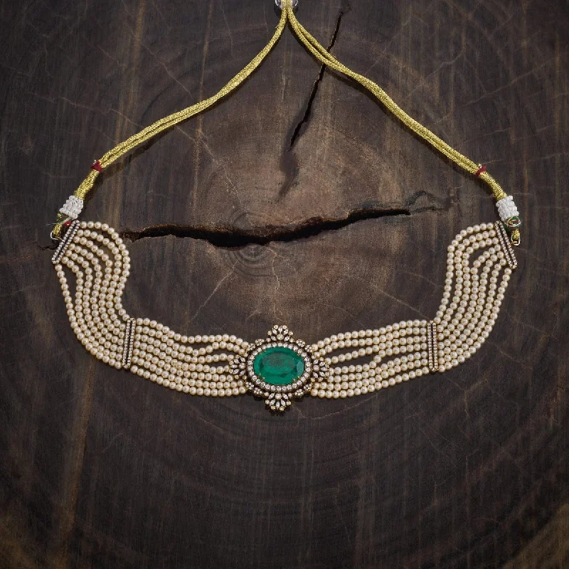 Gold-Plated Necklace-Zircon Necklace 178383