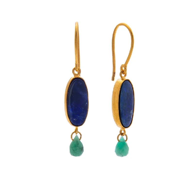 Small Drop Earrings-Nava Zahavi Opal Titanic Earrings