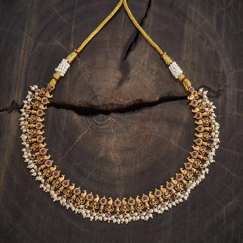 Elegant Beaded Necklace-Antique Necklace 181449