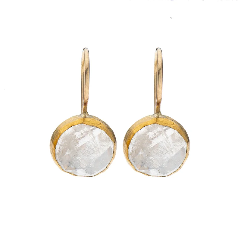 Gold Stud Earrings-Nava Zahavi Moon Magic Earrings