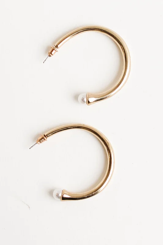 Colored Hoop Earrings-FINAL SALE - Leah Gold Hoop Earrings