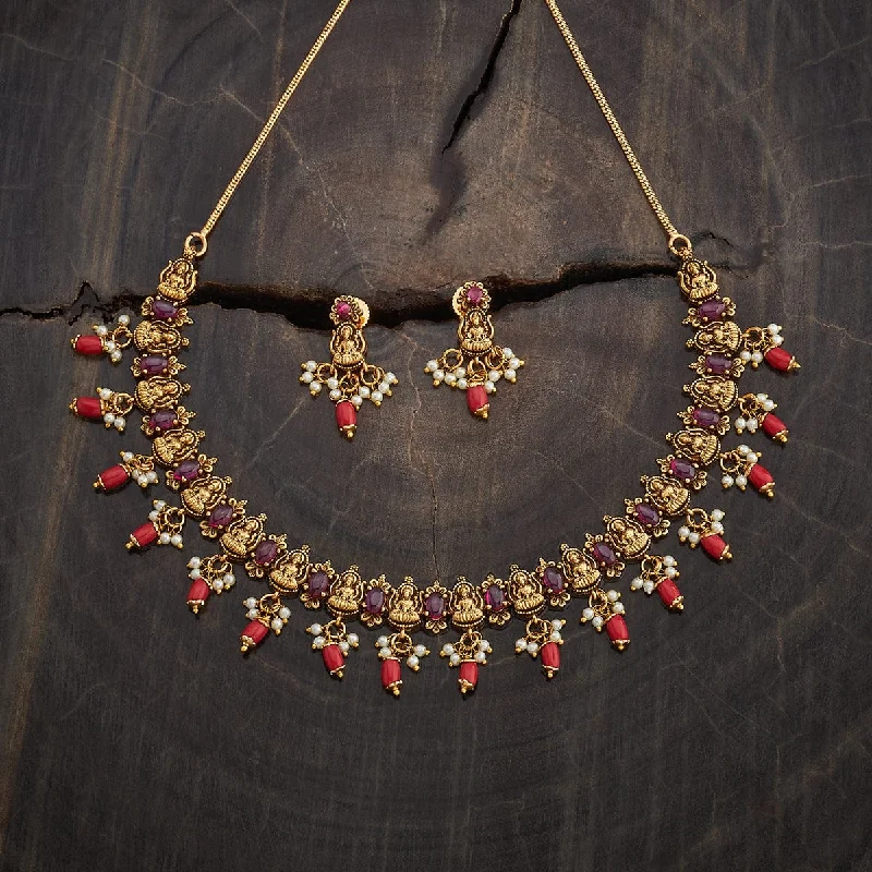 Stylish Heart Necklace-Antique Necklace 181354