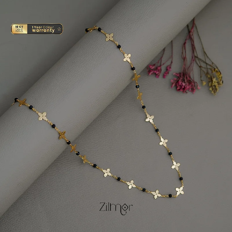 Elegant Wedding Necklace-PE1011299 - Gold toned Simple  Necklace