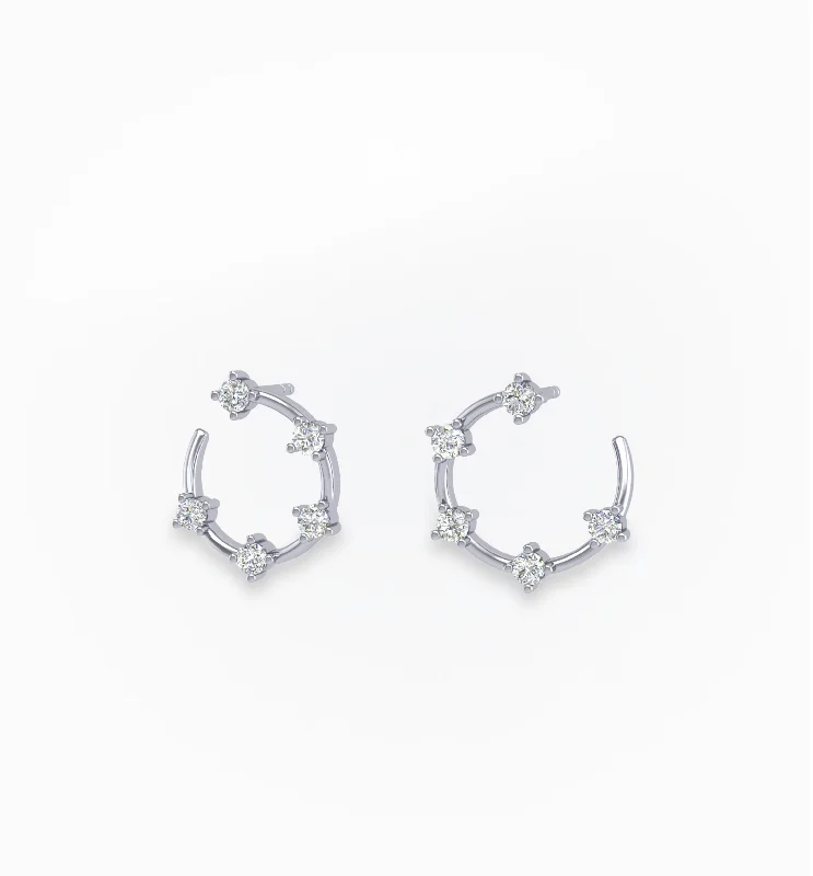 Diamond Drop Earrings-Ino I