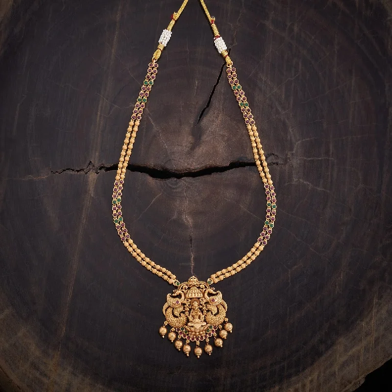 Geometric Gold Necklace-Antique Necklace 164086