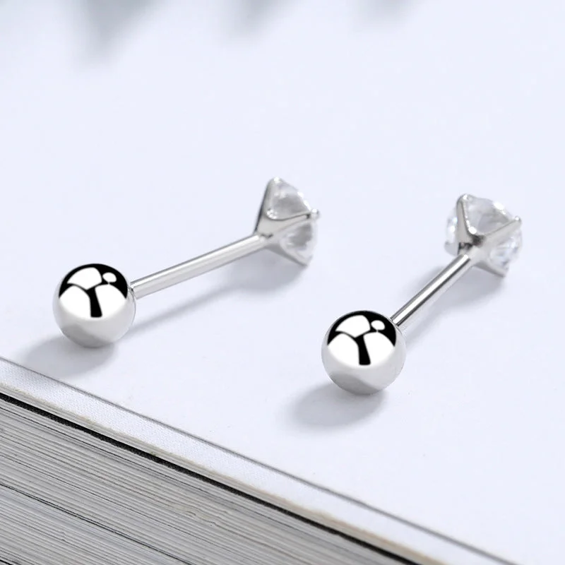 7mm Thread Four-Claw Ear Studs