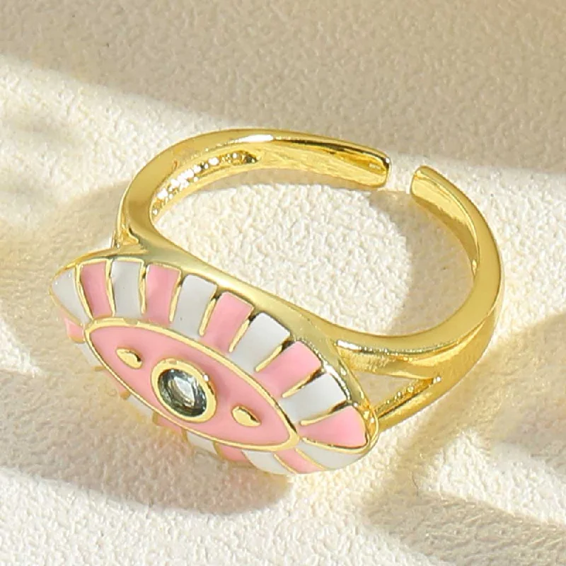 Pink Dripping Ring