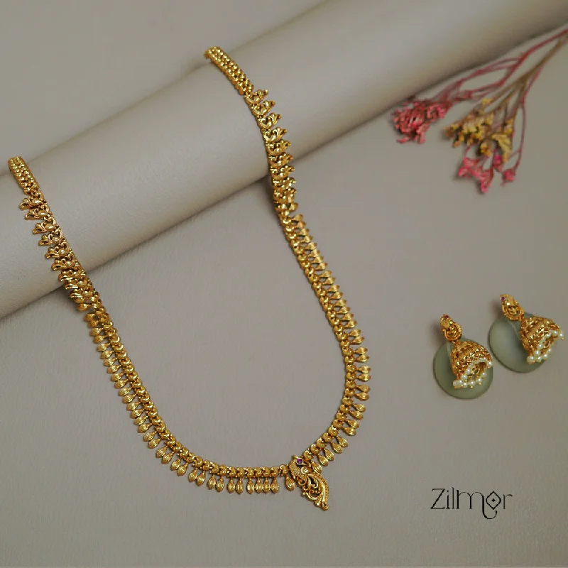 Stylish Layered Necklace-SN1011478 -  Traditional Necklace Earrings set