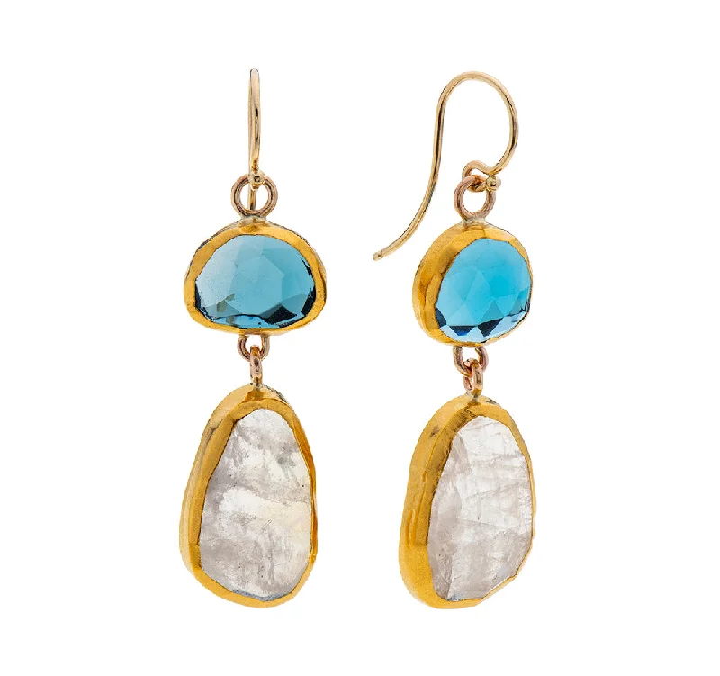 Colored Gemstone Earrings-Nava Zahavi Icy Earrings