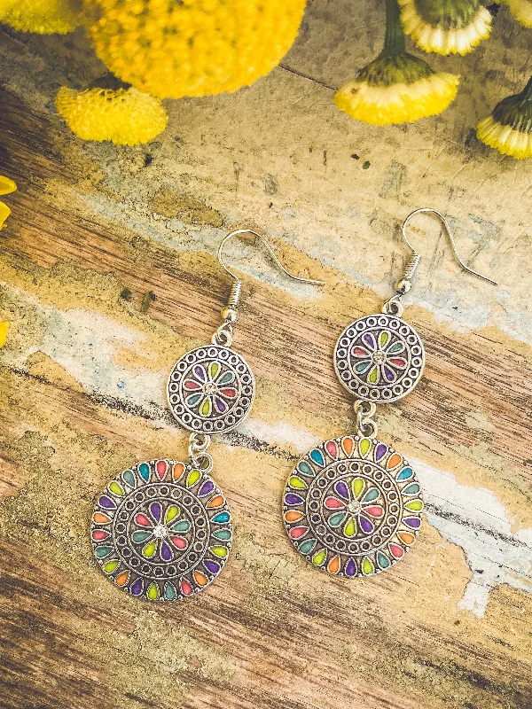 Fancy Drop Earrings-Beautiful Boho Drop Earrings