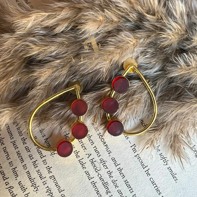 Casual Earrings-Lolita Oval Earrings