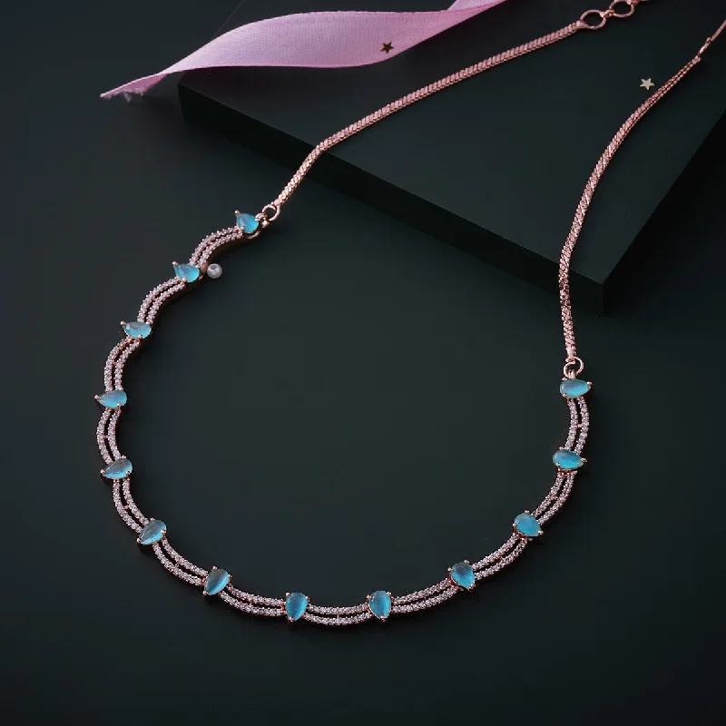 Handmade Gemstone Necklace-Zircon Necklace 160343