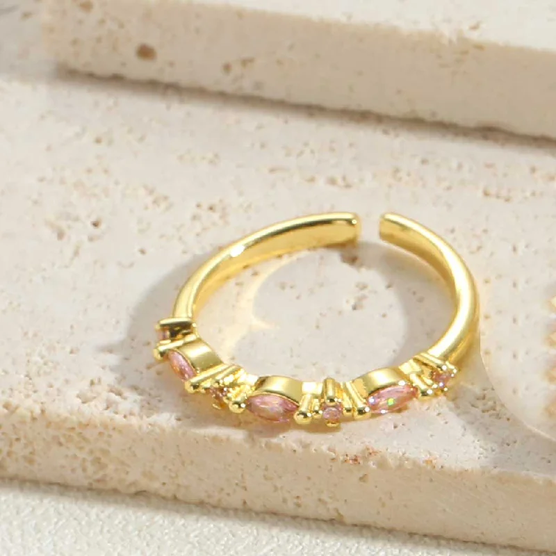 Pink Zircon Ring-2