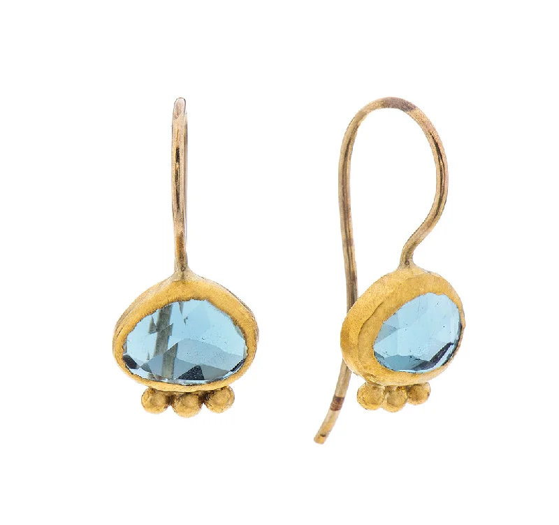 Stud Earrings for Women-Nava Zahavi Blue Shine Earrings