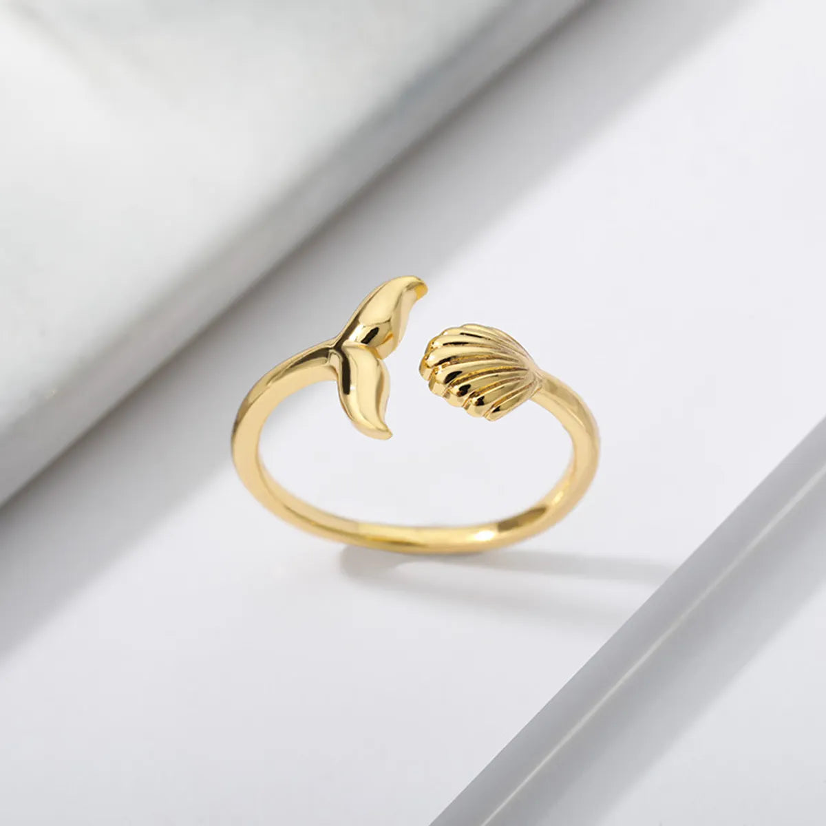 New Whale Tail Adjustable Ring