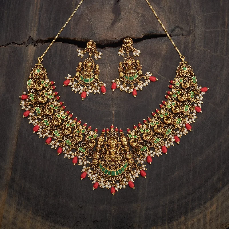 Designer Necklace for Gift-Antique Necklace 182537