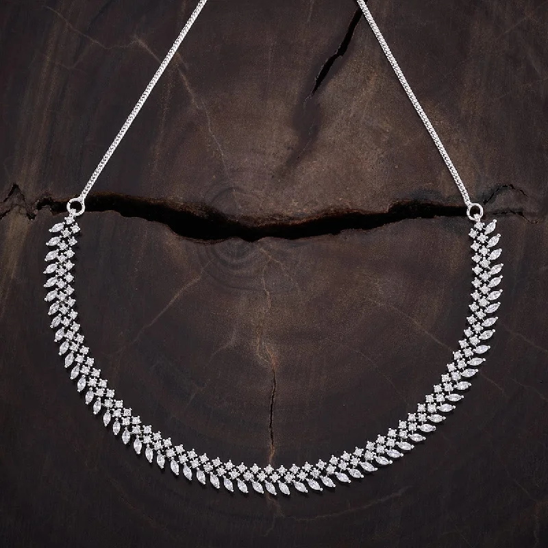 Fashionable Pearl Necklace-Zircon Necklace 162129