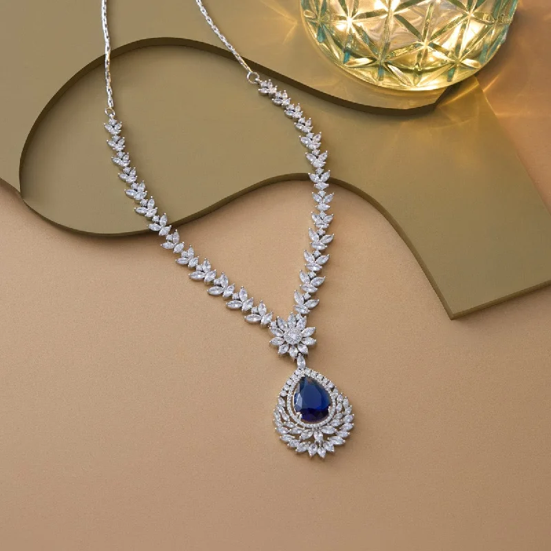 Elegant Crystal Necklace-Zircon Necklace 161719