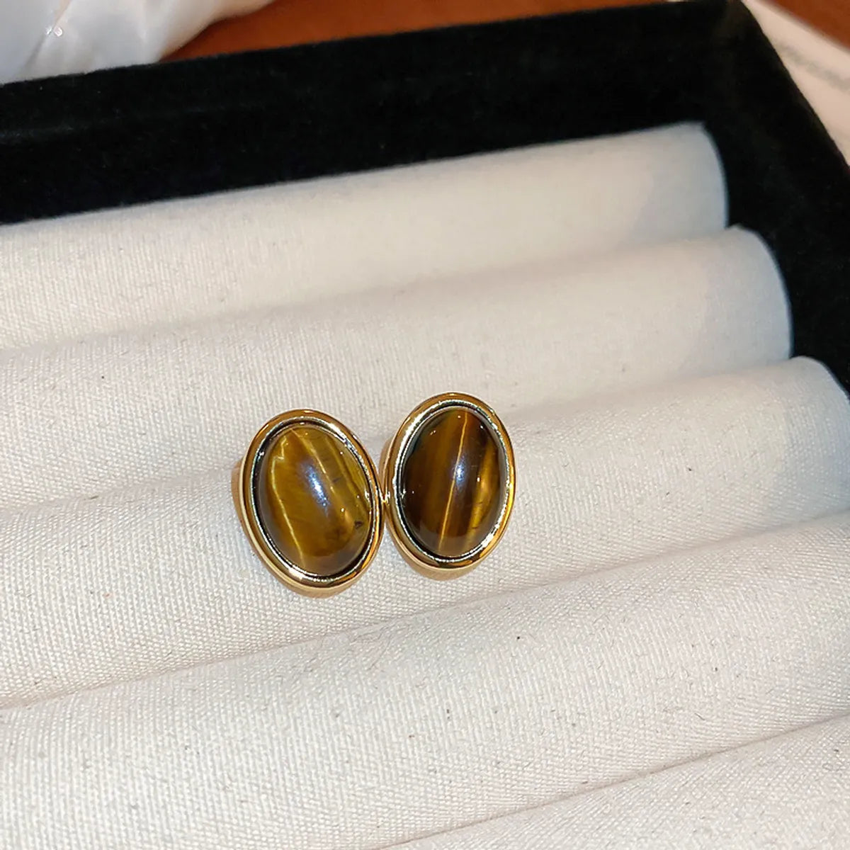 38# Silver Needle-Coffee Color (Real Gold Plating)