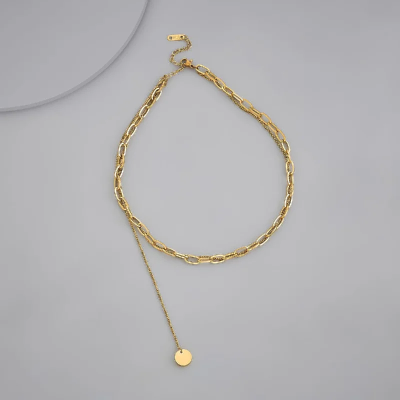 Crystal Pendant Necklace-Trendy Necklace 170877