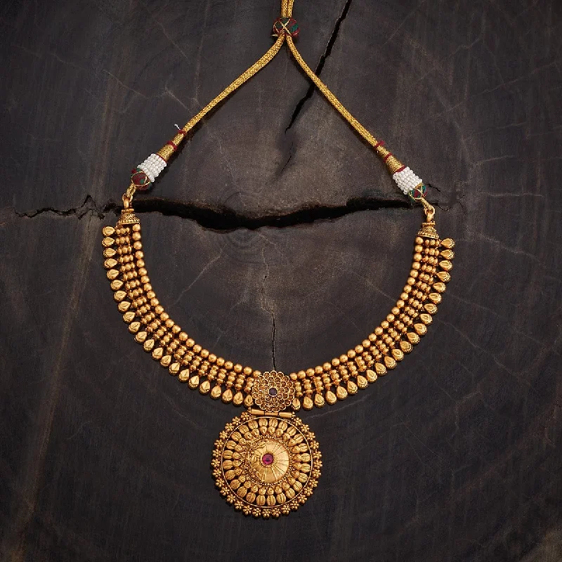 Gold-Plated Necklace-Antique Necklace 170280