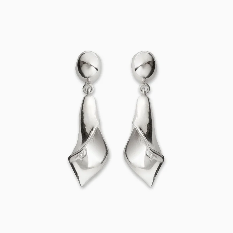 Funky Statement Earrings-Mini Calla Earrings