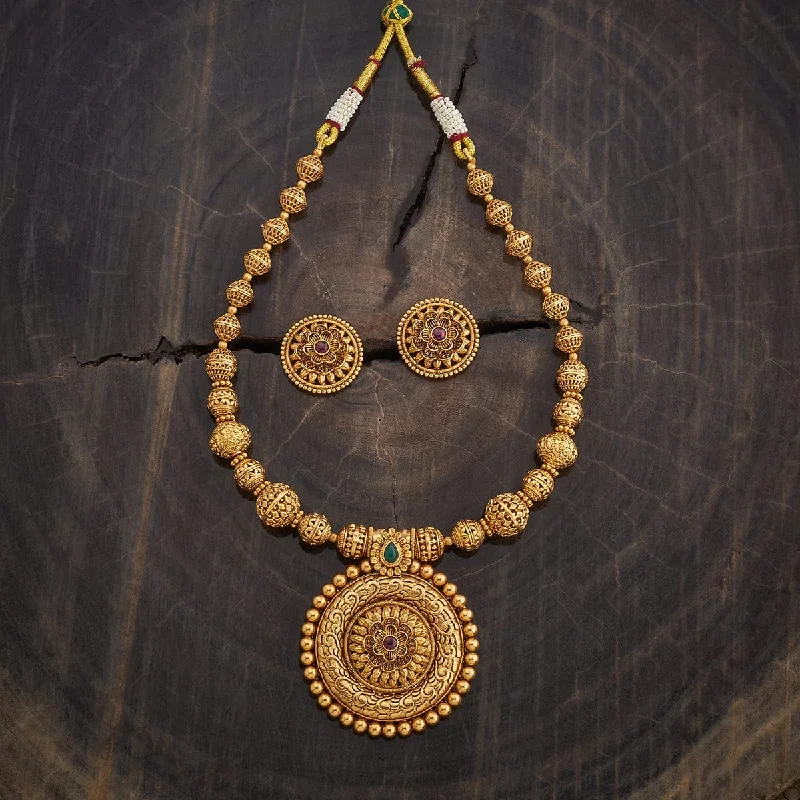 Trendy Layered Necklace-Antique Necklace 185581