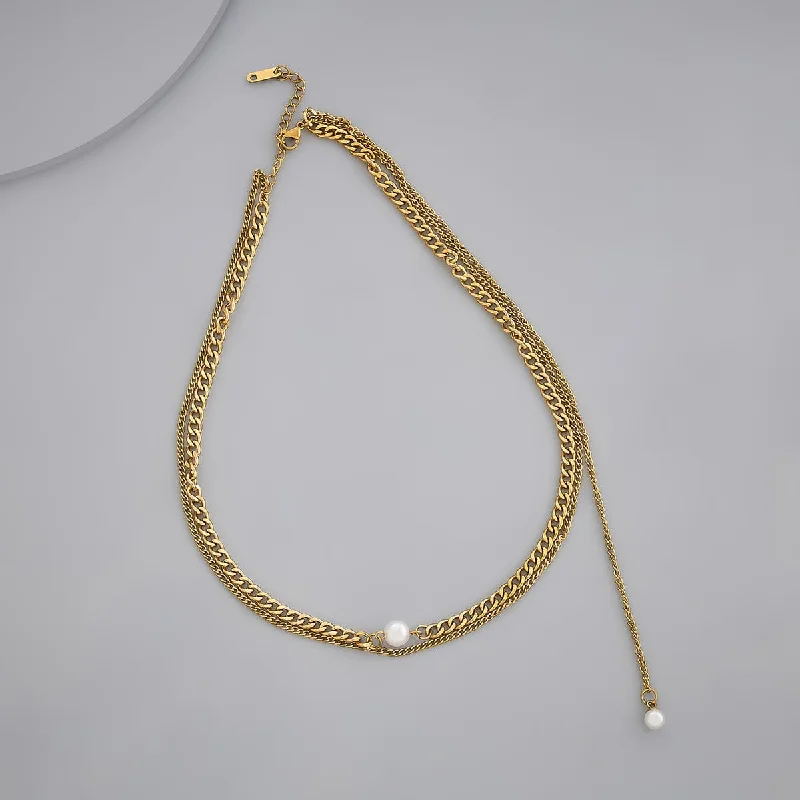 Vintage Gold Necklace-Trendy Necklace 170874