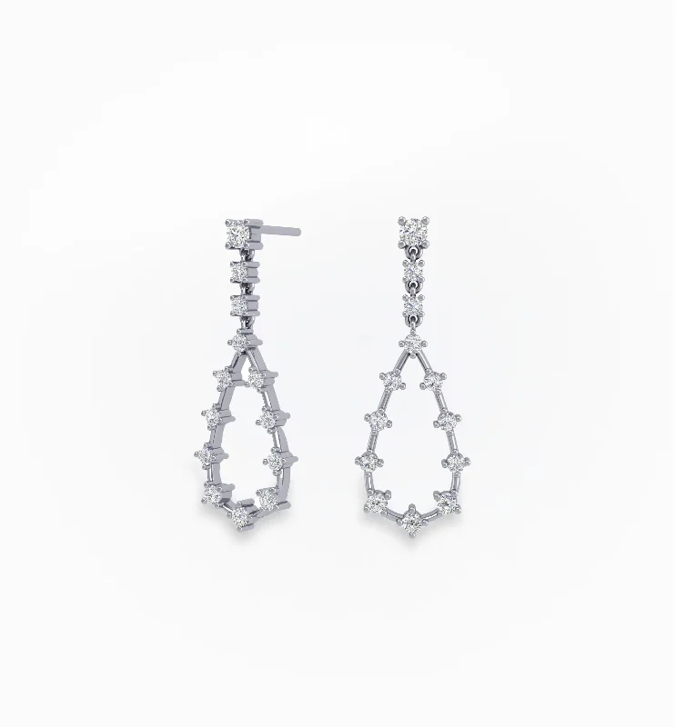 Elegant Diamond Earrings-Ino II